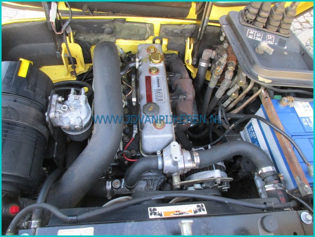 Hyster H3.00XM Perkins diesel 2004 sideshift+vorkenspreider