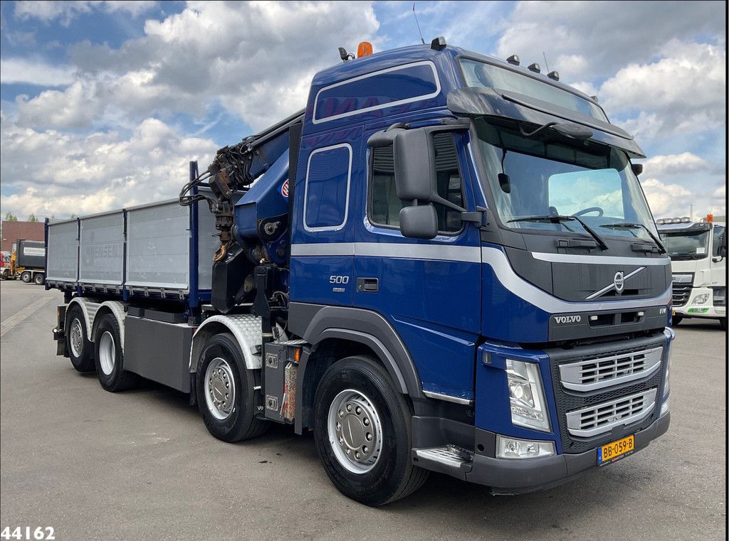 Volvo FM 500 Euro 6 HMF 50 Tonmeter laadkraan + Fly-Jib