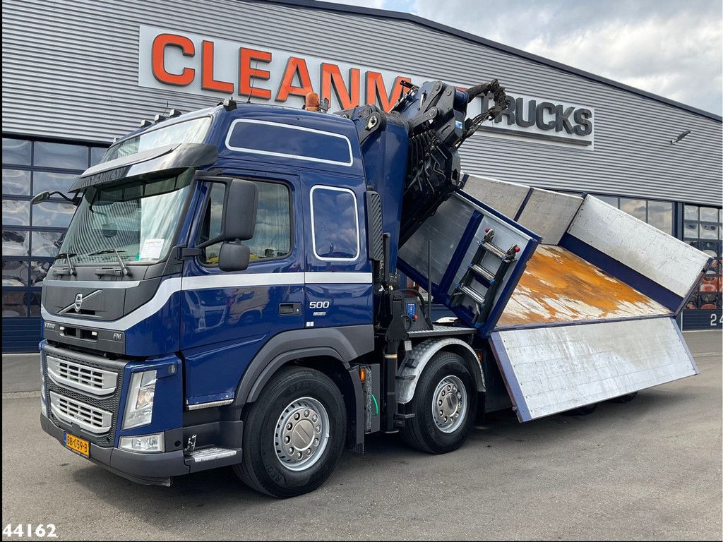 Volvo FM 500 Euro 6 HMF 50 Tonmeter laadkraan + Fly-Jib