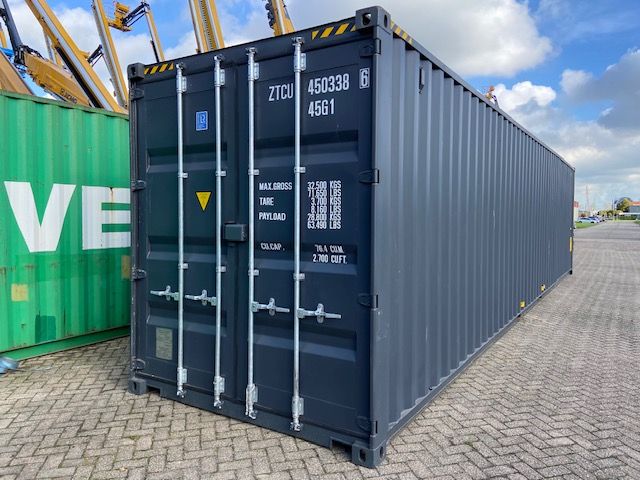 40ft high cube container donker grijs