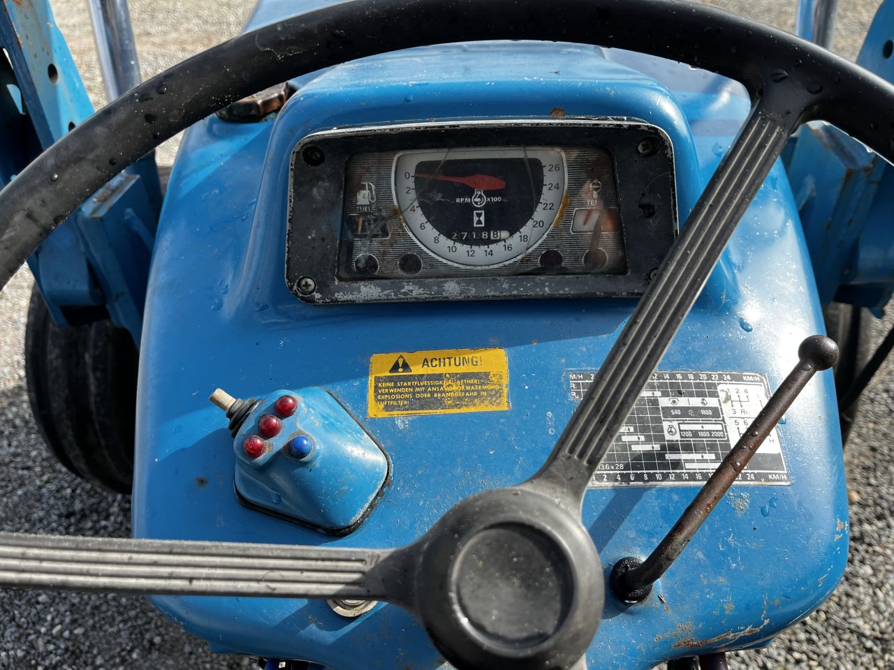 Ford 3600 met voorlader MARGE