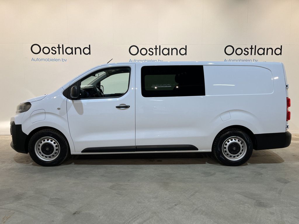 Citroën ë-Jumpy L3 136 PK DC Dubbel Cabine 75 kWh / 100% Elektrisch !! / Airco / CarPlay / Cruise Control / PDC / Navigatie / 6-Zits / 18.200 KM !!