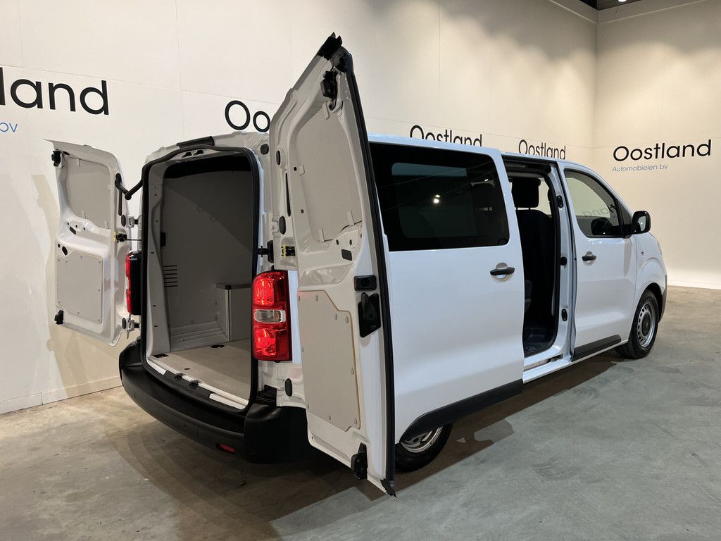 Citroën ë-Jumpy L3 136 PK DC Dubbel Cabine 75 kWh / 100% Elektrisch !! / Airco / CarPlay / Cruise Control / PDC / Navigatie / 6-Zits / 18.200 KM !!