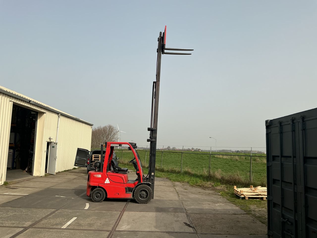 Te Koop goedwerkende Hyster 3 tonner bouwjaar 2011 LPG