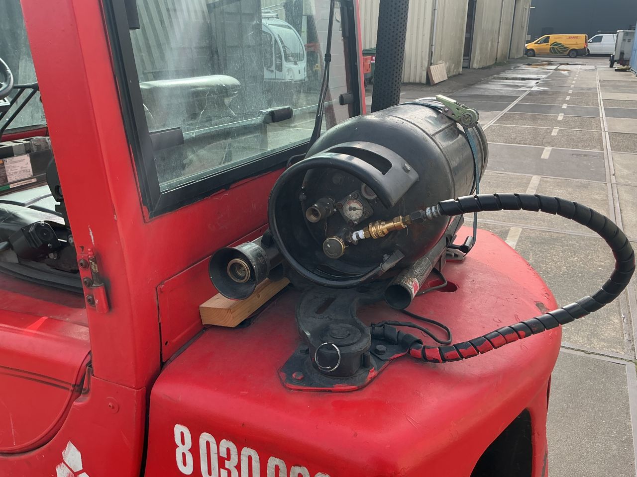 Te Koop goedwerkende Hyster 3 tonner bouwjaar 2011 LPG