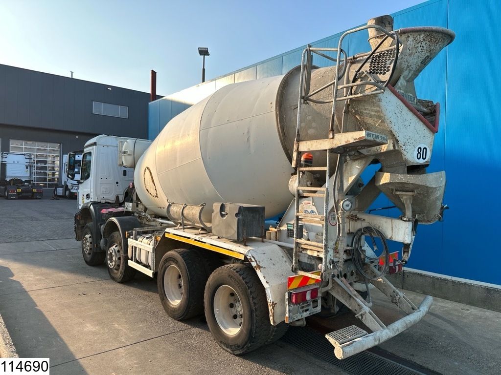 Mercedes Arocs 3240 8x4, EURO 6, LIEBHERR 9m3, Leaf suspension