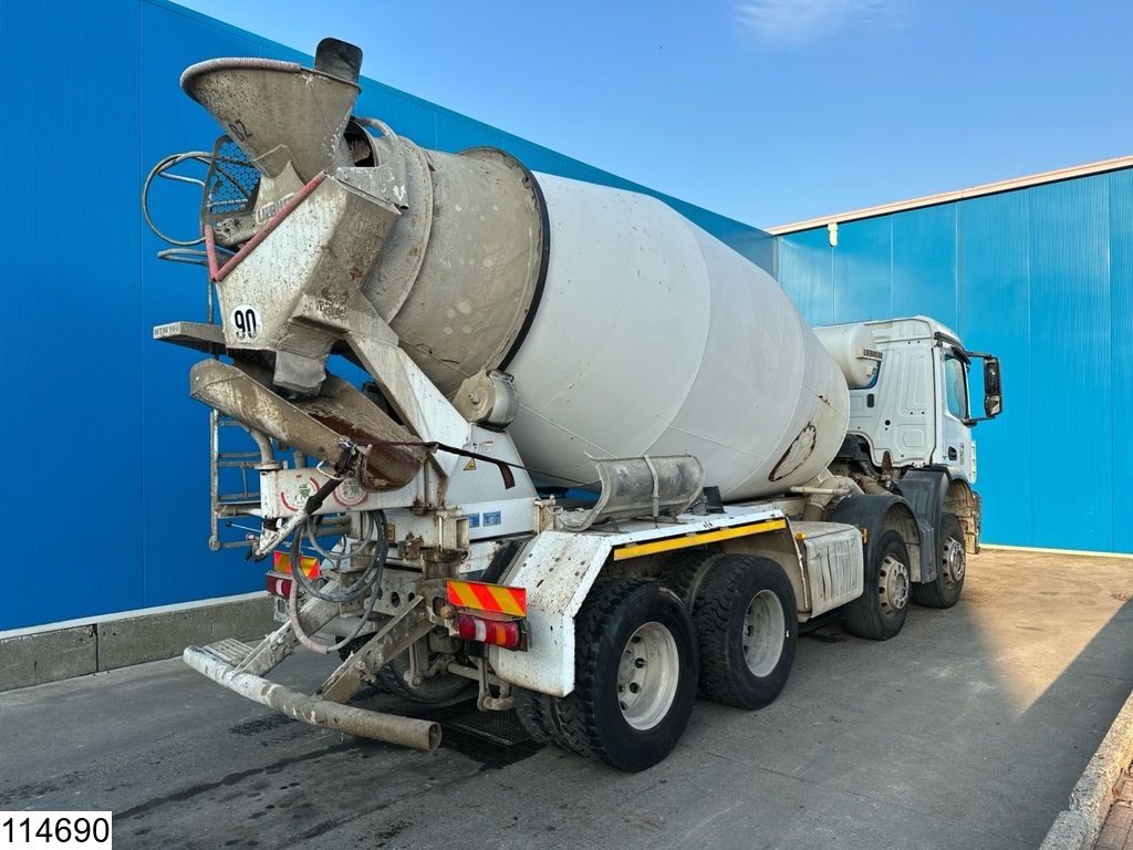 Mercedes Arocs 3240 8x4, EURO 6, LIEBHERR 9m3, Leaf suspension