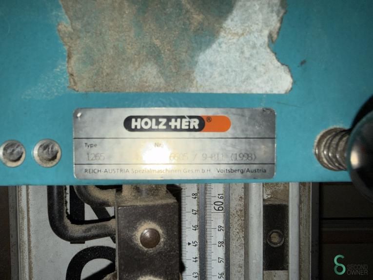 Verticale platenzagen/wandzagen Holz-her 1998