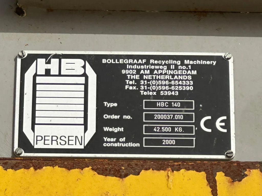 Overige Bollegraaf HBC 140 met band