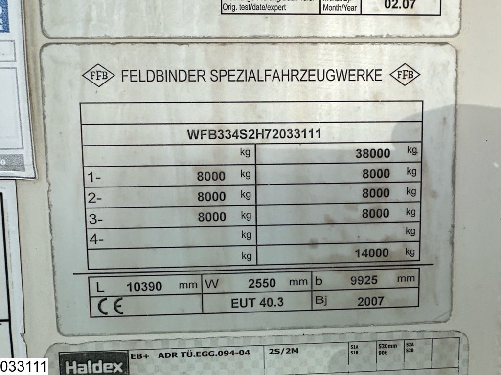 Feldbinder Silo 40.000 Liter, 1 Comp