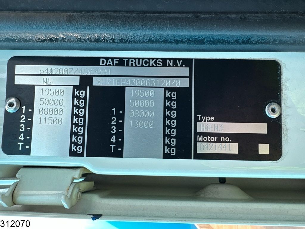 DAF XF 480 EURO 6d, ACC