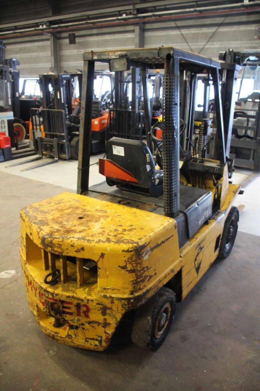 Forklift Hyster H2.00XL Diesel 2000kg 3.88m 1990
