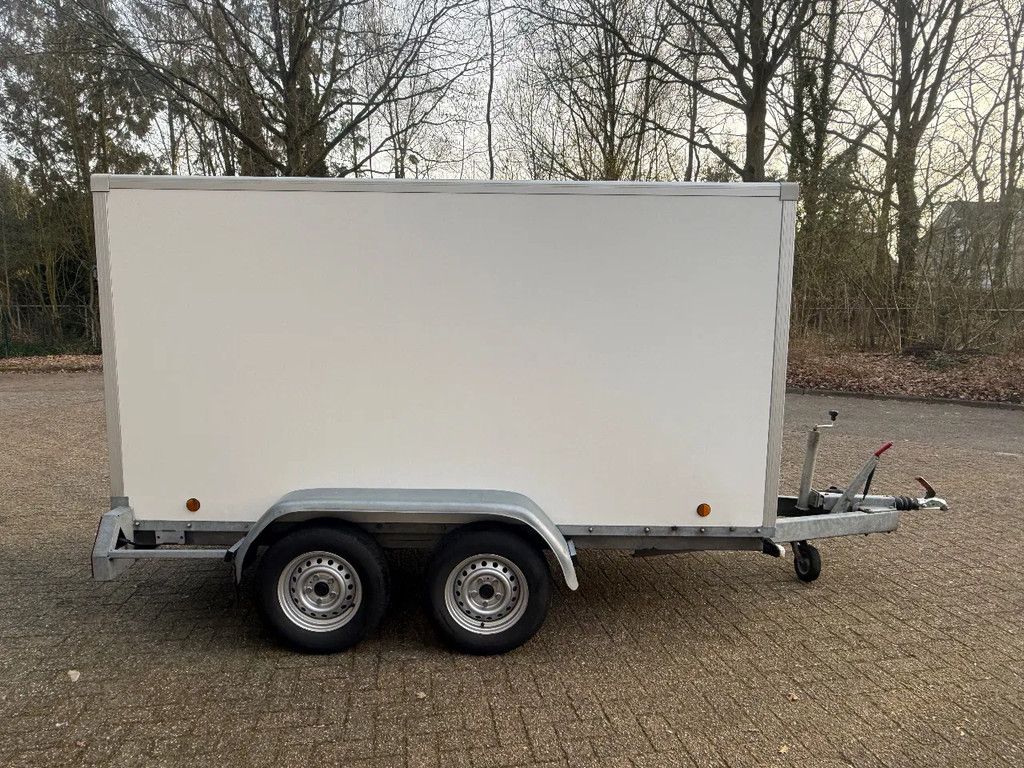 Verdonk Gesloten aanhanger met laadklep tandemasser