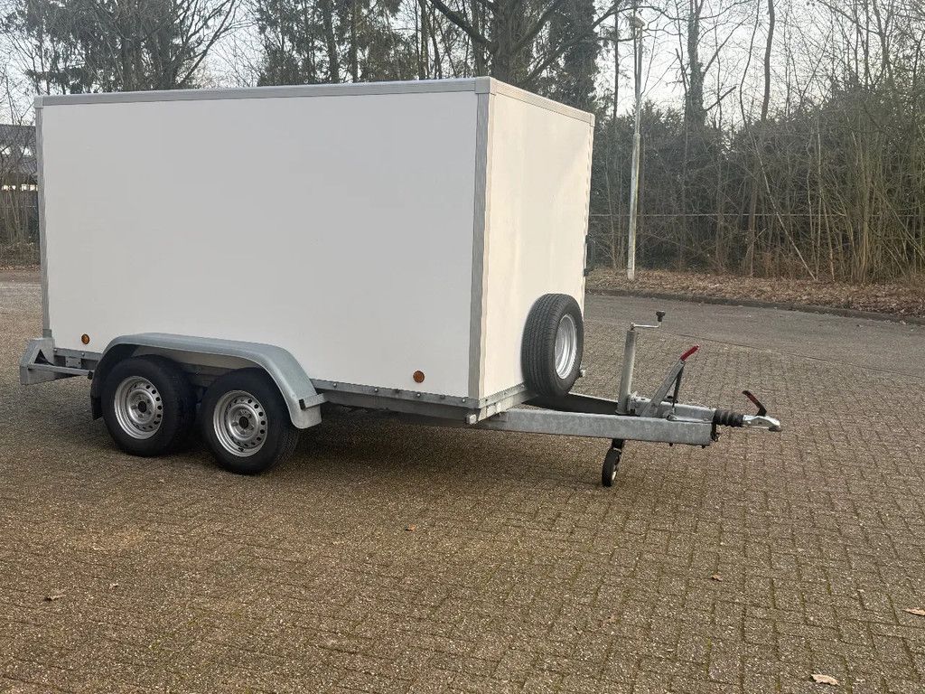 Verdonk Gesloten aanhanger met laadklep tandemasser