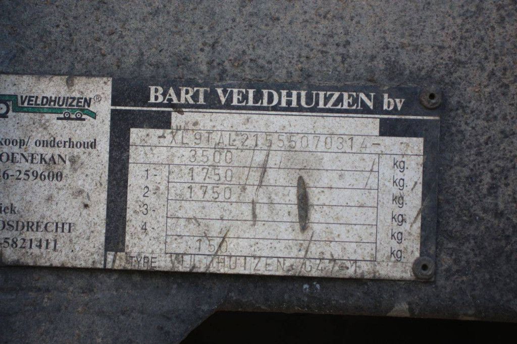 Machine transporter Veldhuizen G47-1 2002