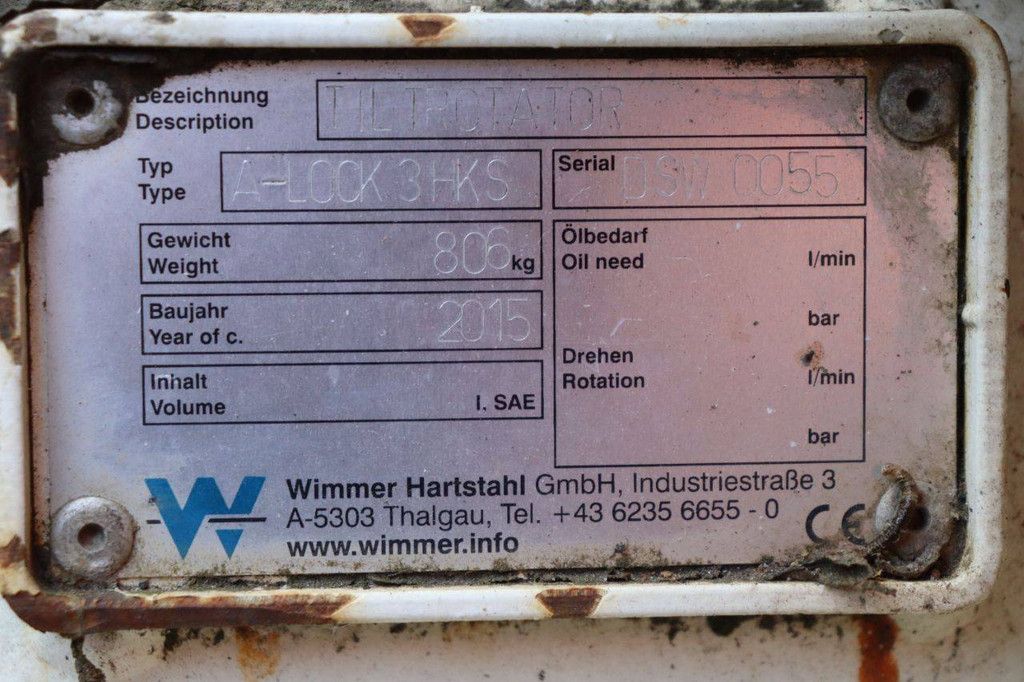 Trilrotator Wimmer met kopplaat