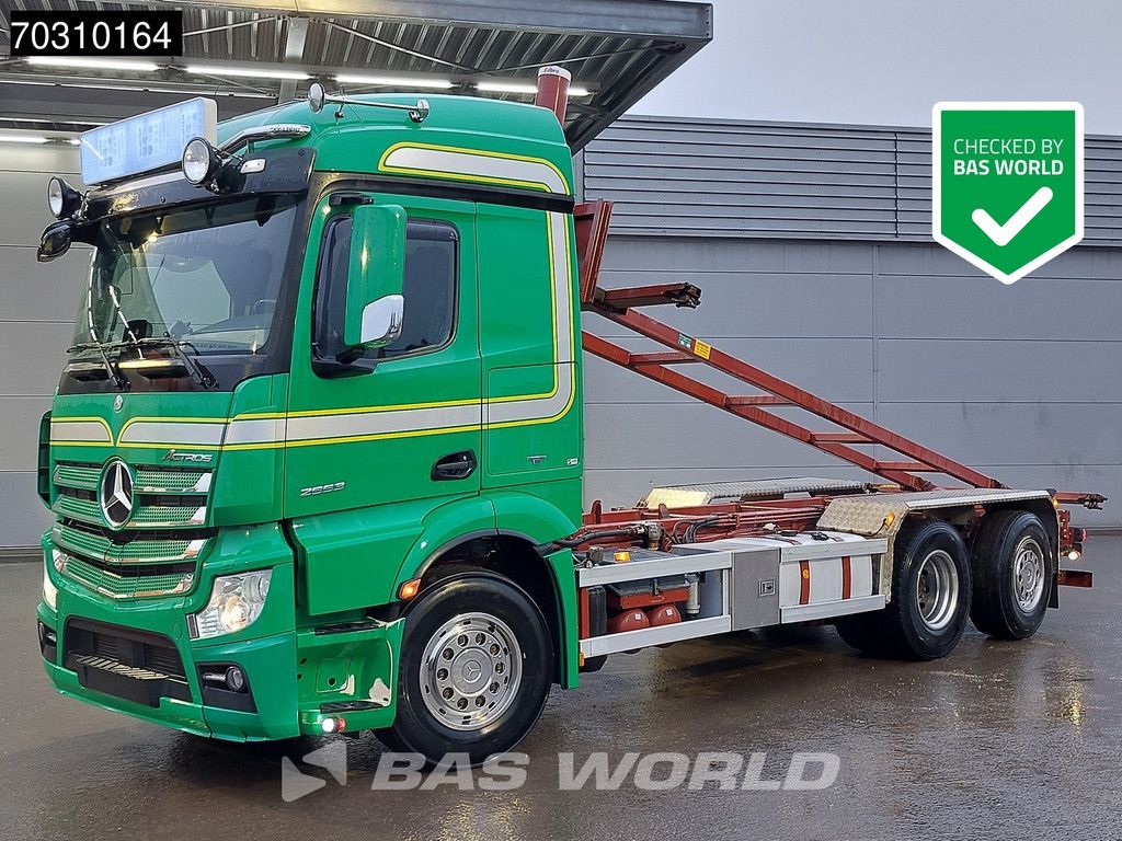 Mercedes Actros Actros 2553 6X2 Tipping BDF system Lift-Lenkasche Automatic Retarder ACC Euro 6