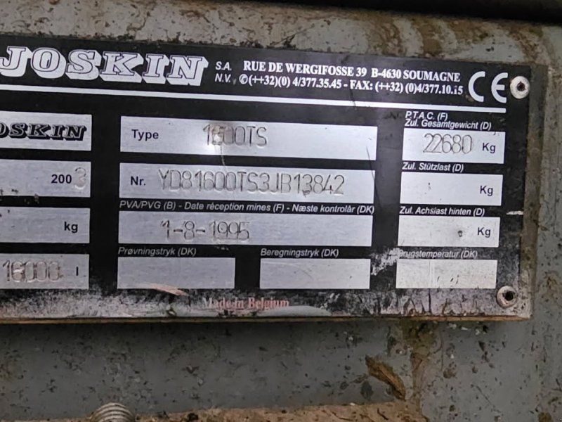 Joskin 1600TS