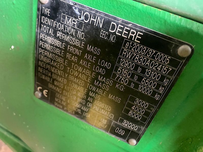 John Deere 7830 TLS, Auto Quad