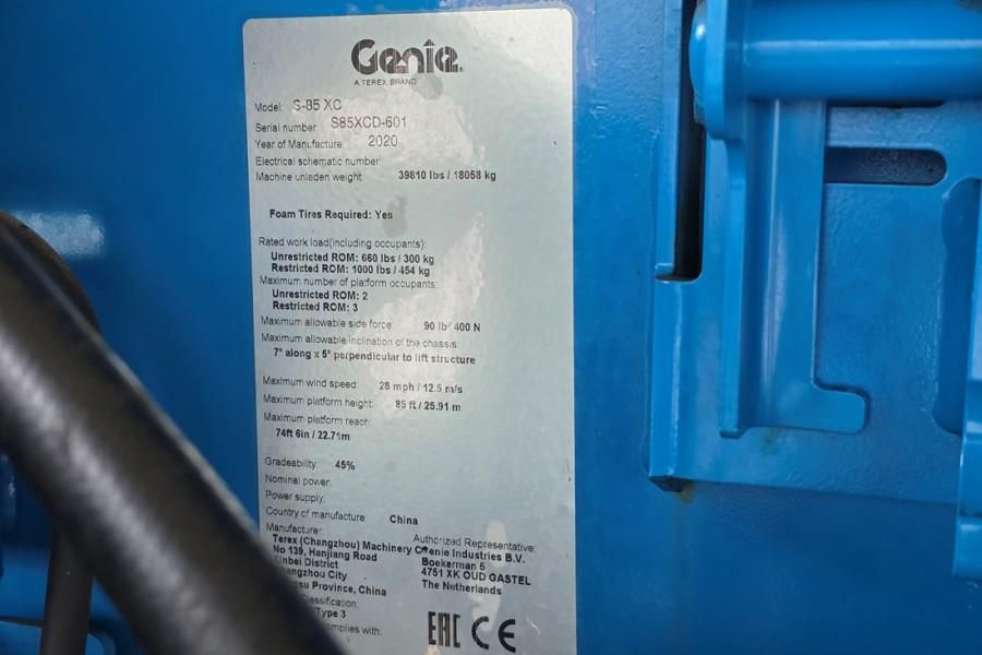 Genie S85XC Valid inspection, *Guarantee! Diesel, 4x4 Dr