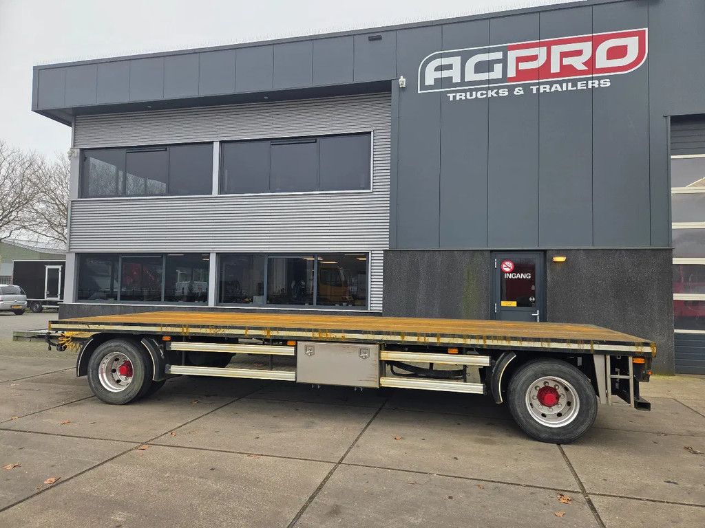 Lako 2 as ronggaten met rongen,40mm trekoog RVS kisten, zware kantbalk