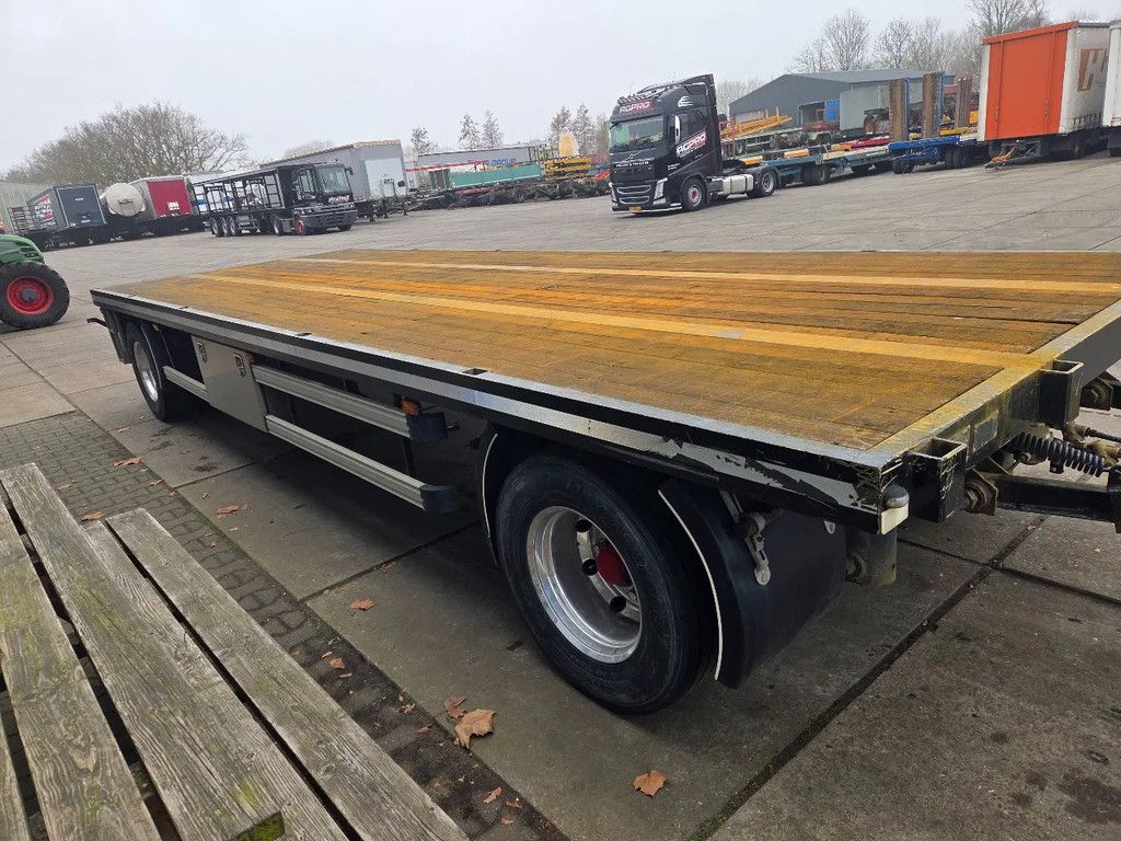 Lako 2 as ronggaten met rongen,40mm trekoog RVS kisten, zware kantbalk