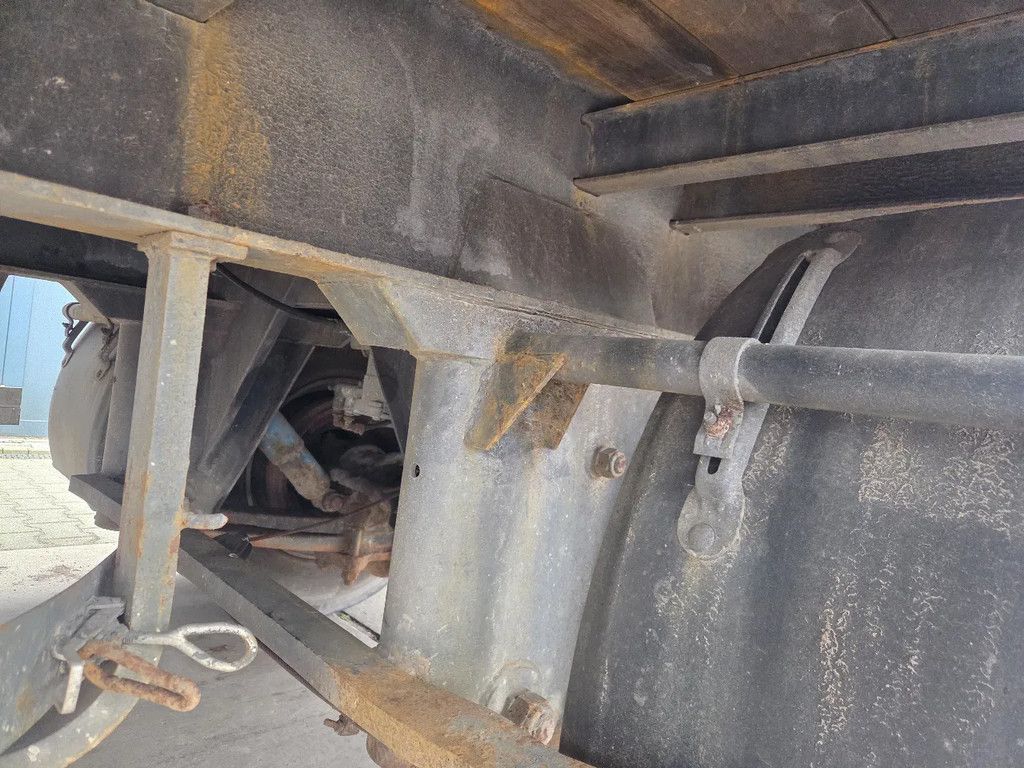 Lako 2 as ronggaten met rongen,40mm trekoog RVS kisten, zware kantbalk