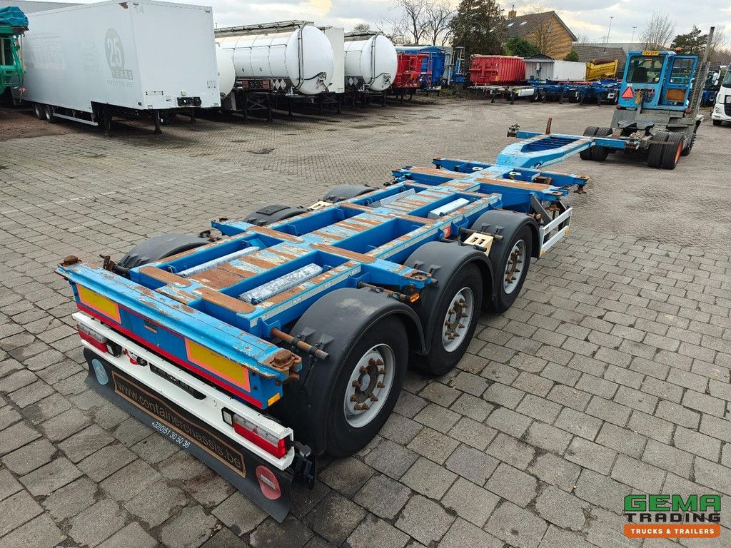 Pacton TXC343 3-achsiger Valx - Multi - Scheibenbremsen - Liftachse - 3-fach ausziehbar - 5295 kg - 70 % Reifenprofil