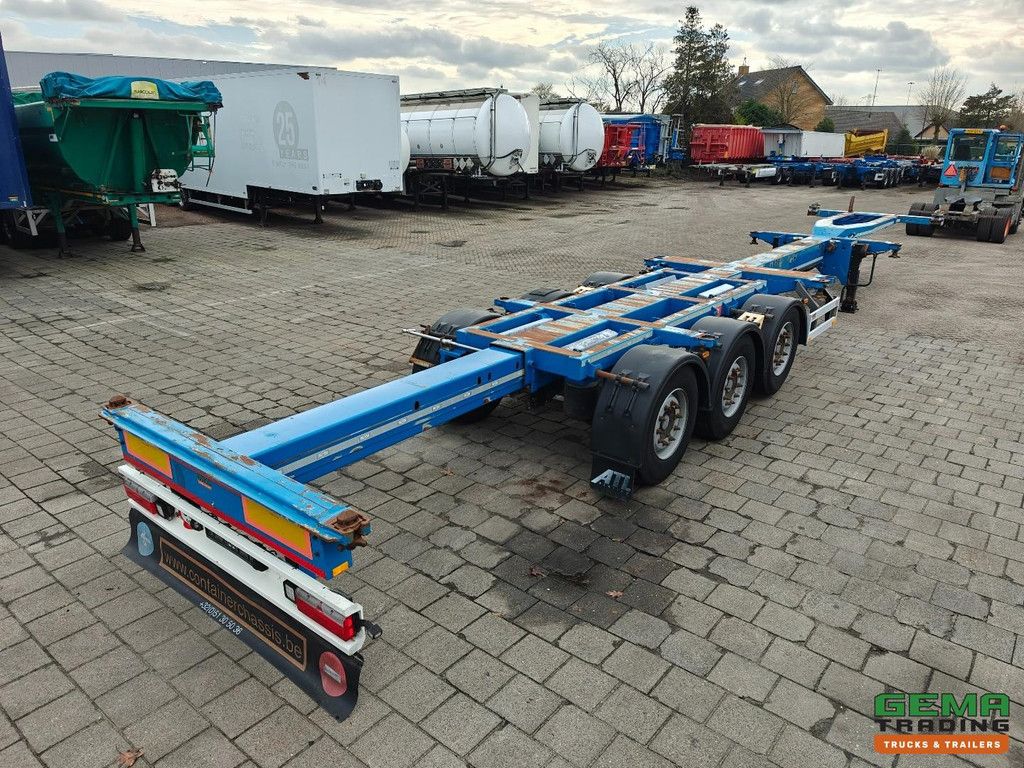 Pacton TXC343 3-achsiger Valx - Multi - Scheibenbremsen - Liftachse - 3-fach ausziehbar - 5295 kg - 70 % Reifenprofil