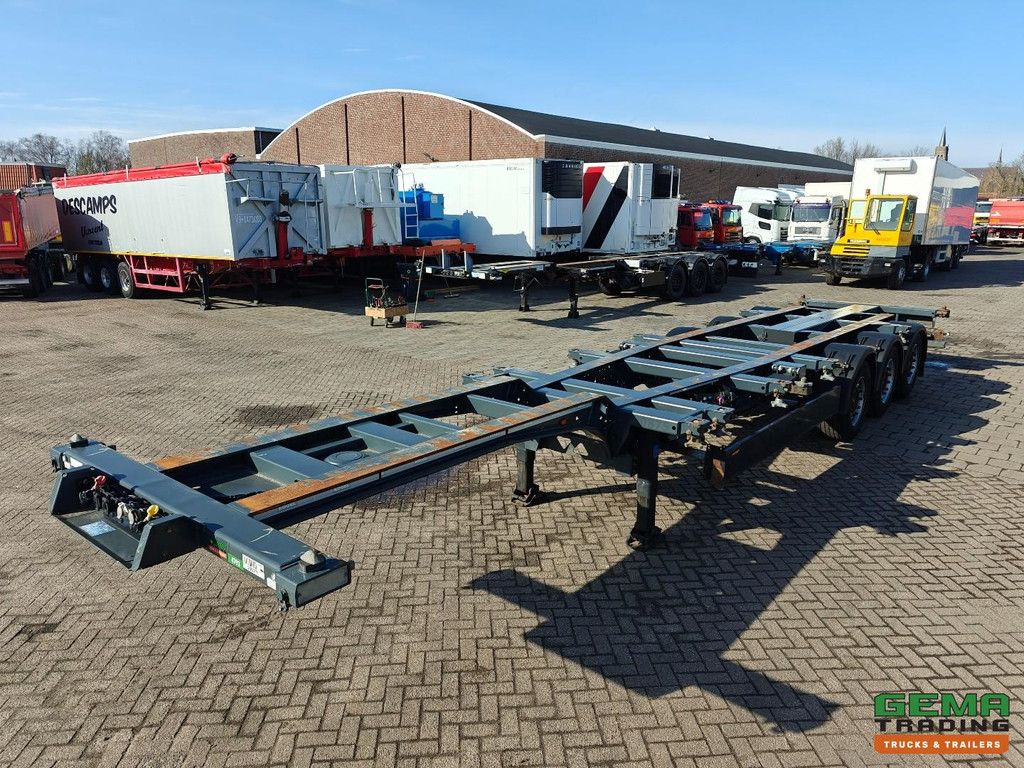Kögel S24 PORT 40 SIMPLEX 20 – 3-Achser SAF – Scheibenbremsen – Liftachse – 2 x 20 Fuß, 30 Fuß, 40 Fuß HC – 5450 kg