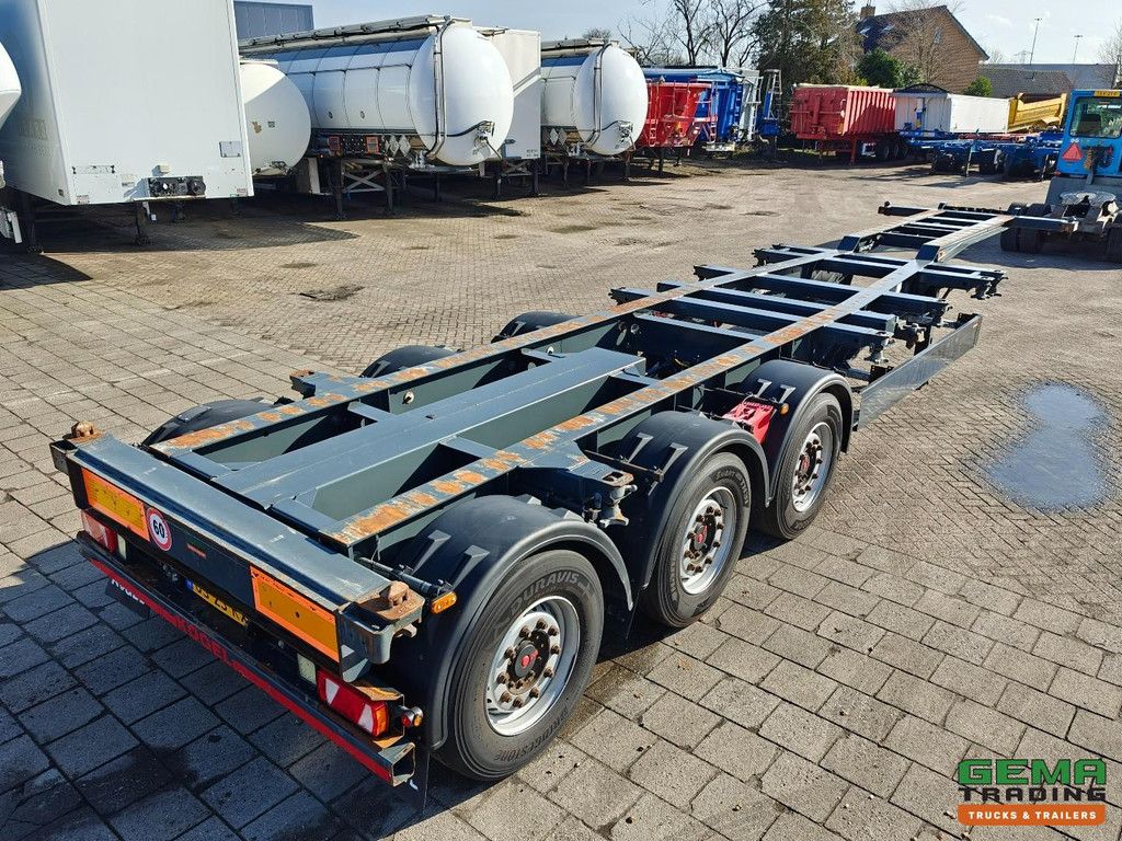 Kögel S24 PORT 40 SIMPLEX 20 – 3-Achser SAF – Scheibenbremsen – Liftachse – 2 x 20 Fuß, 30 Fuß, 40 Fuß HC – 5450 kg
