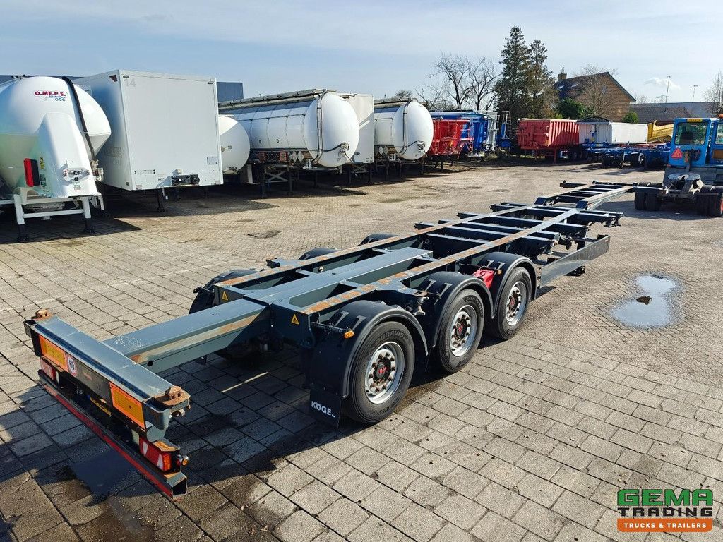 Kögel S24 PORT 40 SIMPLEX 20 – 3-Achser SAF – Scheibenbremsen – Liftachse – 2 x 20 Fuß, 30 Fuß, 40 Fuß HC – 5450 kg