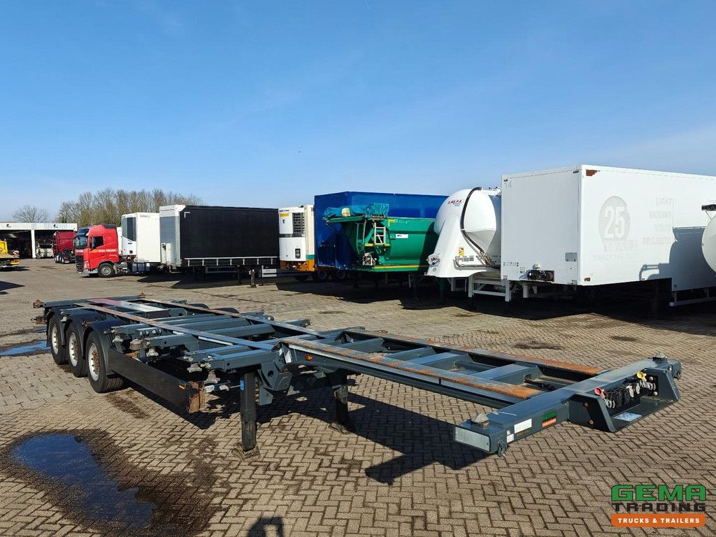 Kögel S24 PORT 40 SIMPLEX 20 – 3-Achser SAF – Scheibenbremsen – Liftachse – 2 x 20 Fuß, 30 Fuß, 40 Fuß HC – 5450 kg