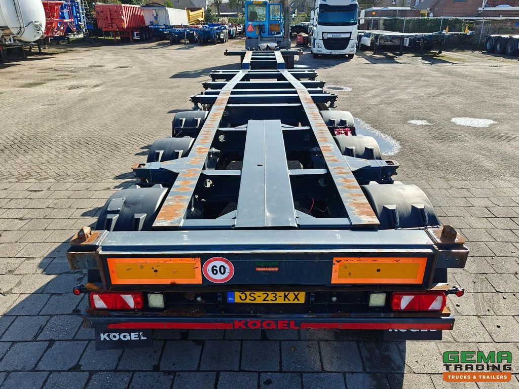 Kögel S24 PORT 40 SIMPLEX 20 – 3-Achser SAF – Scheibenbremsen – Liftachse – 2 x 20 Fuß, 30 Fuß, 40 Fuß HC – 5450 kg