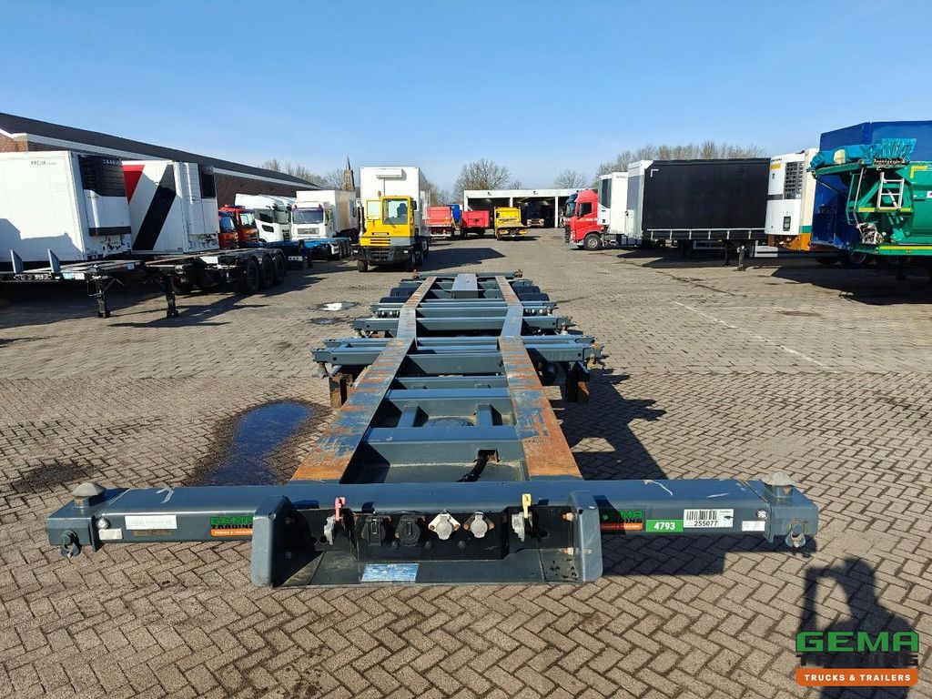 Kögel S24 PORT 40 SIMPLEX 20 – 3-Achser SAF – Scheibenbremsen – Liftachse – 2 x 20 Fuß, 30 Fuß, 40 Fuß HC – 5450 kg