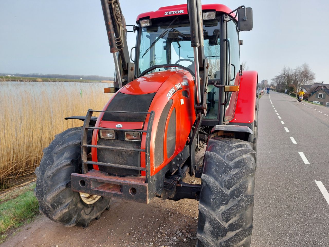 Zetor 9641 Forterra met voorlader