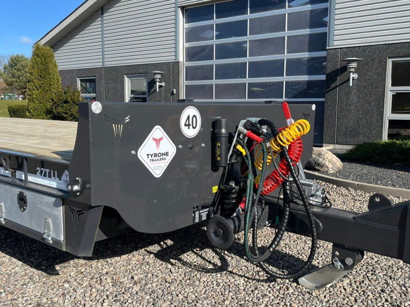 19TLL Affjedret træk og affjedret aksler. Med hydrauliske ramper