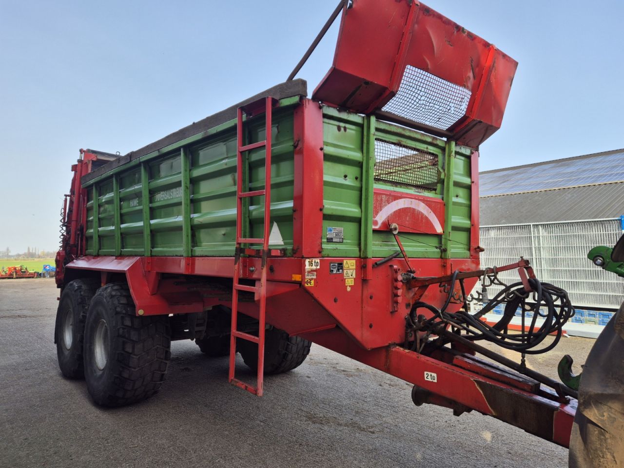 Hawe DST 16 stalmeststrooier meststrooier stro verdeler