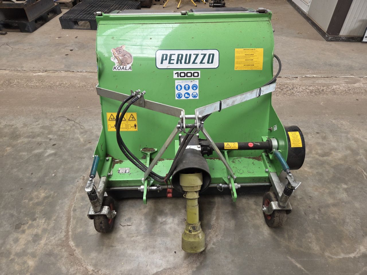 Verticuteermachine Peruzzo 1000