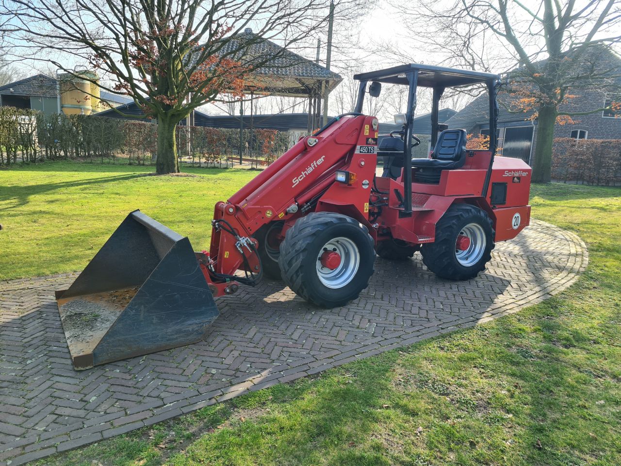 Schaffer 450 TS telescoop telelader shovel loader.