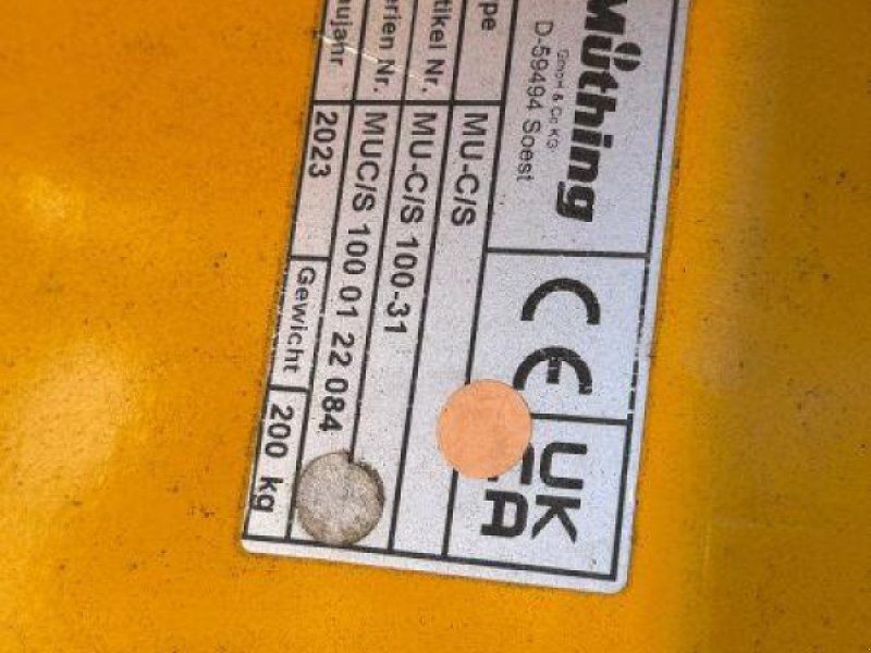 Müthing MULCHGERÄT MU-C/S 100
