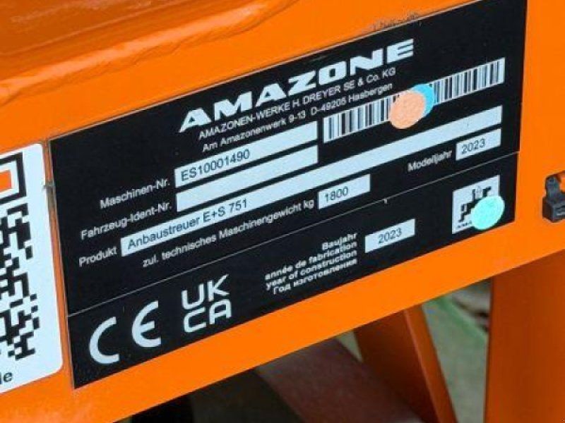 Amazone WD-STREUER E+S 751 ORANGE