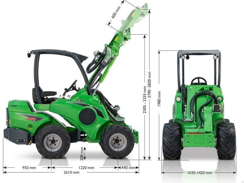 Avant 530 Multifunktionslader +  Paket