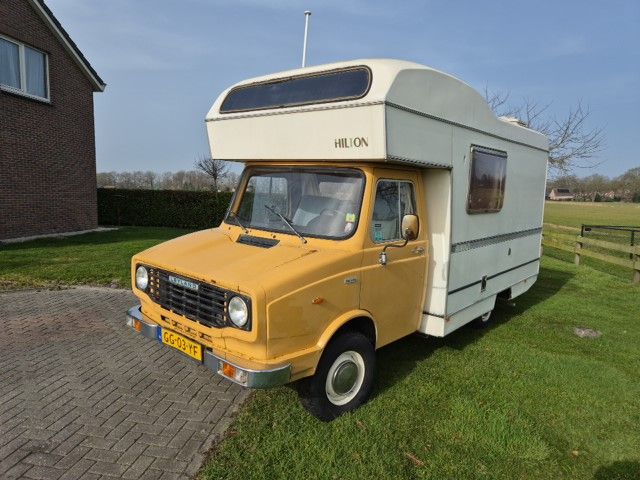 Oldtimer/retro camper Leyland Hilton. Belasting vrij