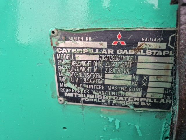 Mitsubishi 3,5 tons heftruck diesel.