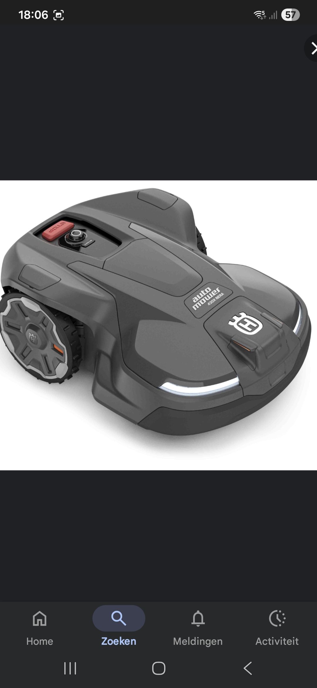 Husqvarna 450X robotmaaier nieuw overjarig. AANBIEDING.