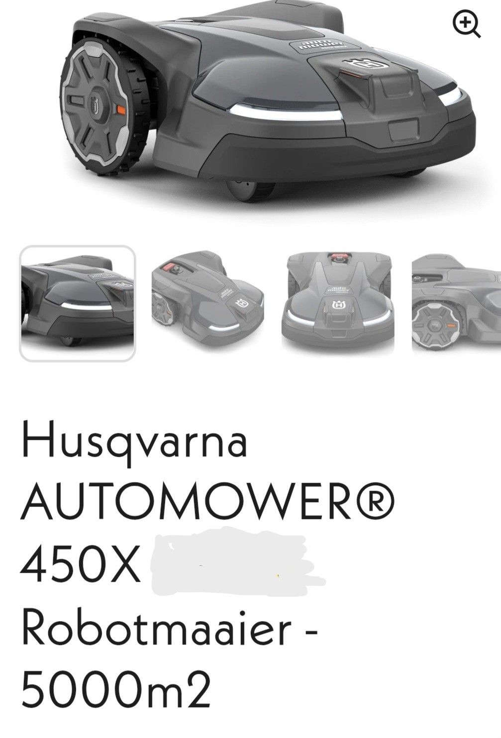 Husqvarna 450X robotmaaier nieuw overjarig. AANBIEDING.