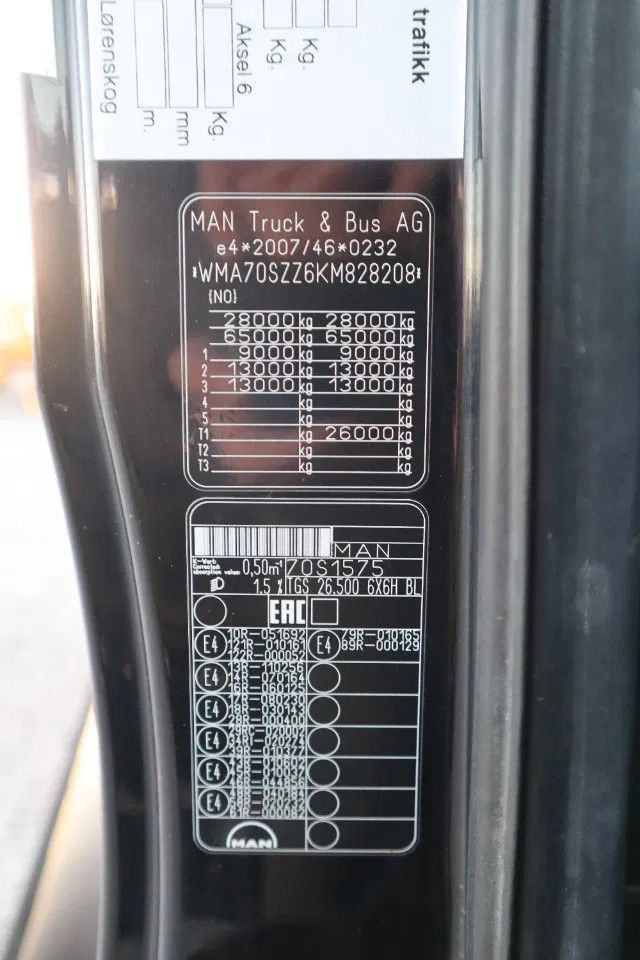 MAN TGS 26.500 6X4 | 6X6 | HYDRODRIVE | 188.000 KM | EURO 6