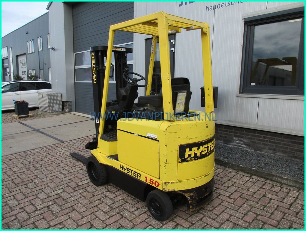 Hyster E1.50XM compact+triplex4.5m+freelift+sideshift+accu68%