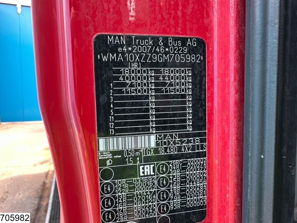 MAN TGX 18 480 Retarder, PTO